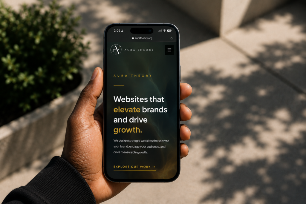 aura theory web design studio